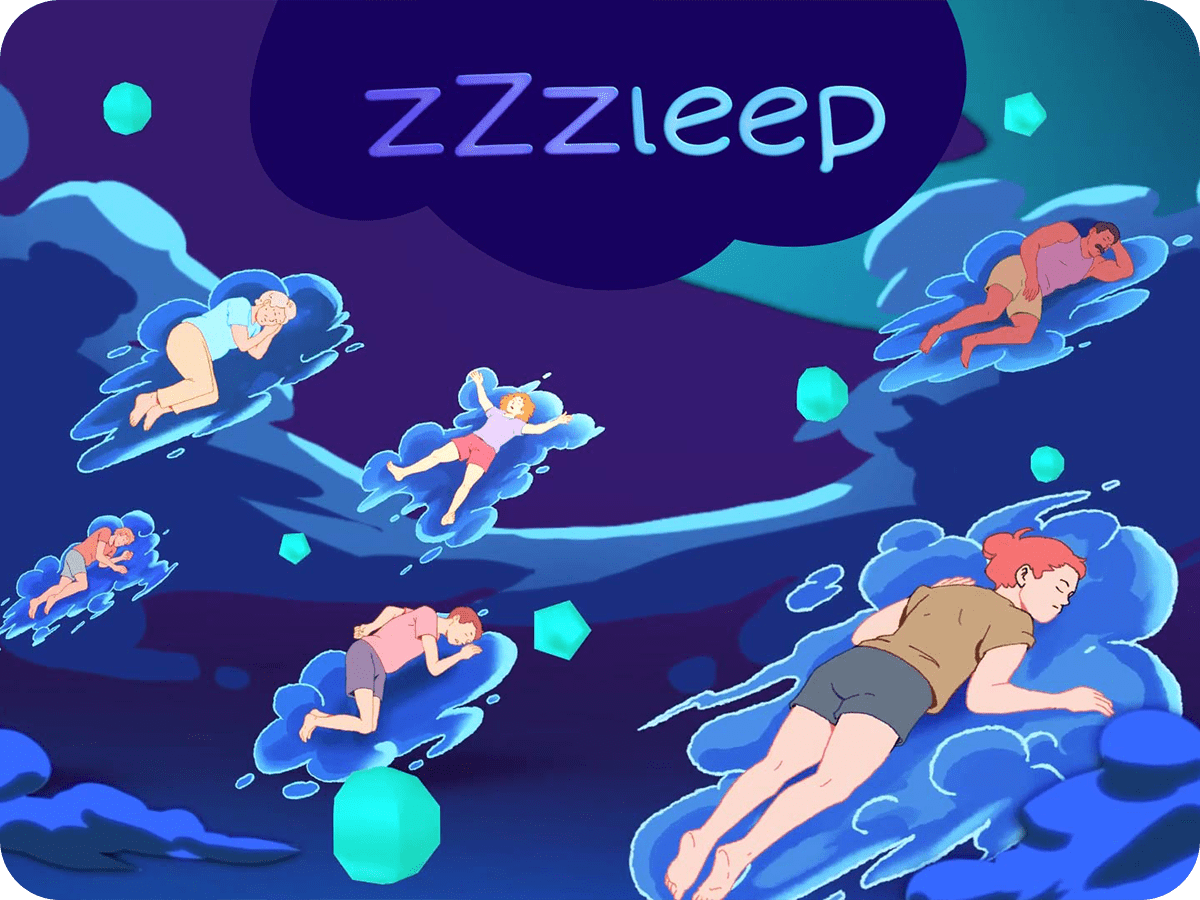 Sleep App Branding, Social Media & Motion Design